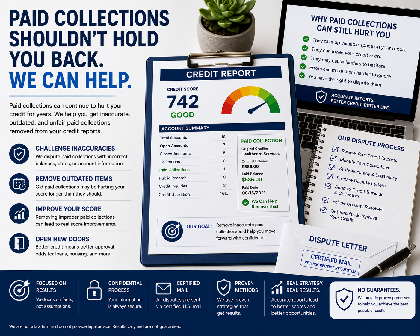 Credit repair planning and dispute documentation for Ruston, Louisiana